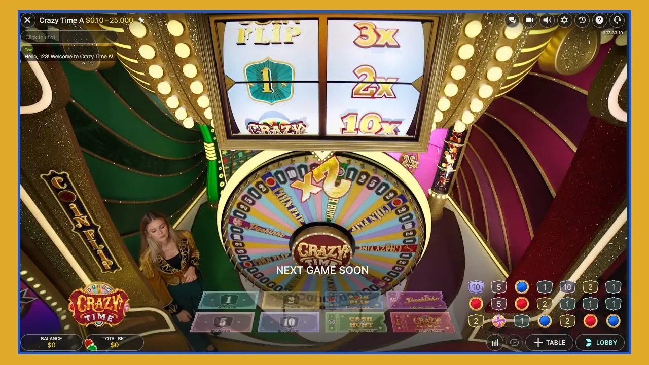 Jak stawiać pierwsze kroki w Crazy Time? Jak stawiać pierwsze kroki w Crazy Time?